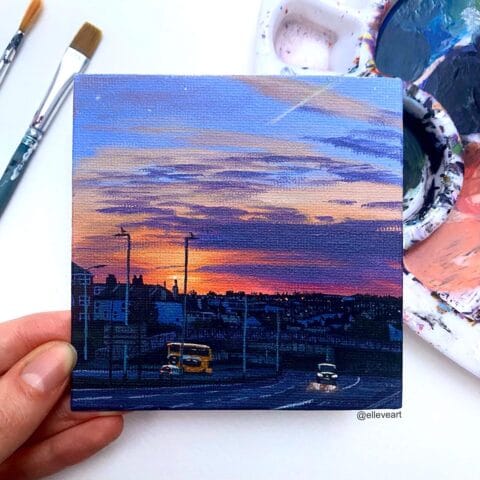 Suburban Sunset