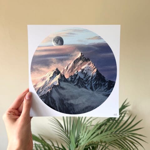 Dream Summit print hand