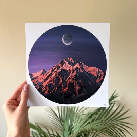 Dusk Flare print hand