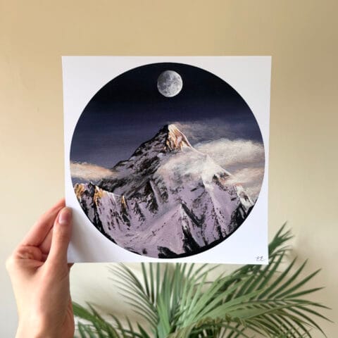Light Rise print hand