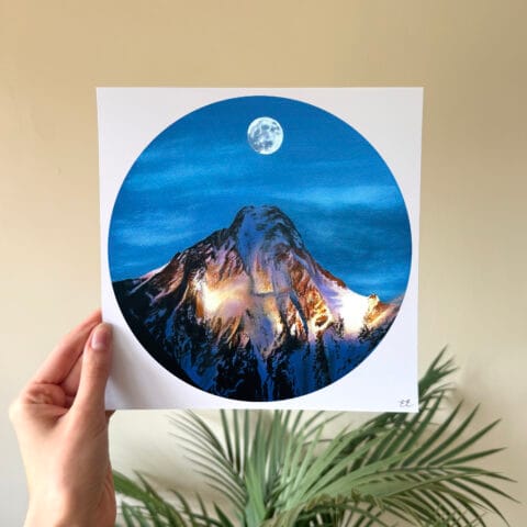 Light Spill print hand