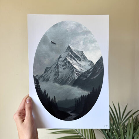 Mist Vale print hand
