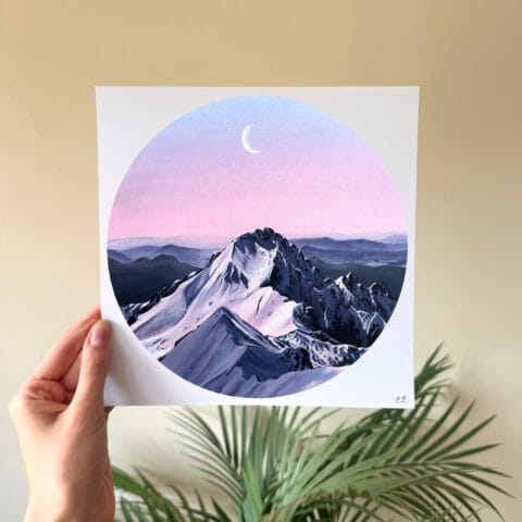 Snowdrift print hand