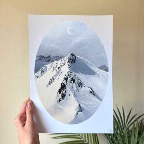 Snowlight print hand