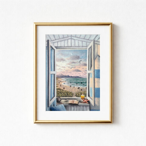 Beach House Print