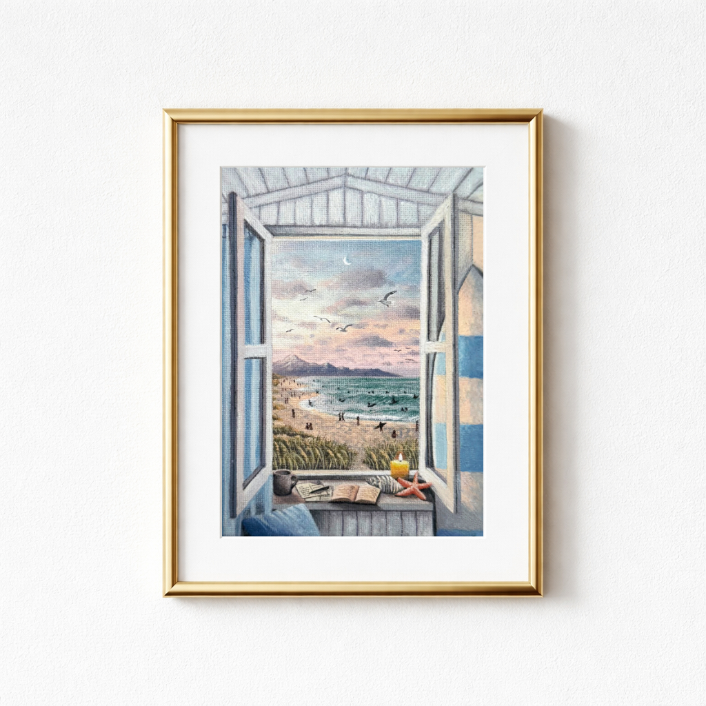 Beach House Print