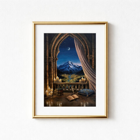 Night Tower Print
