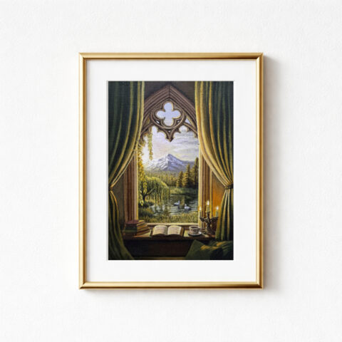 Sleeping Willows Print