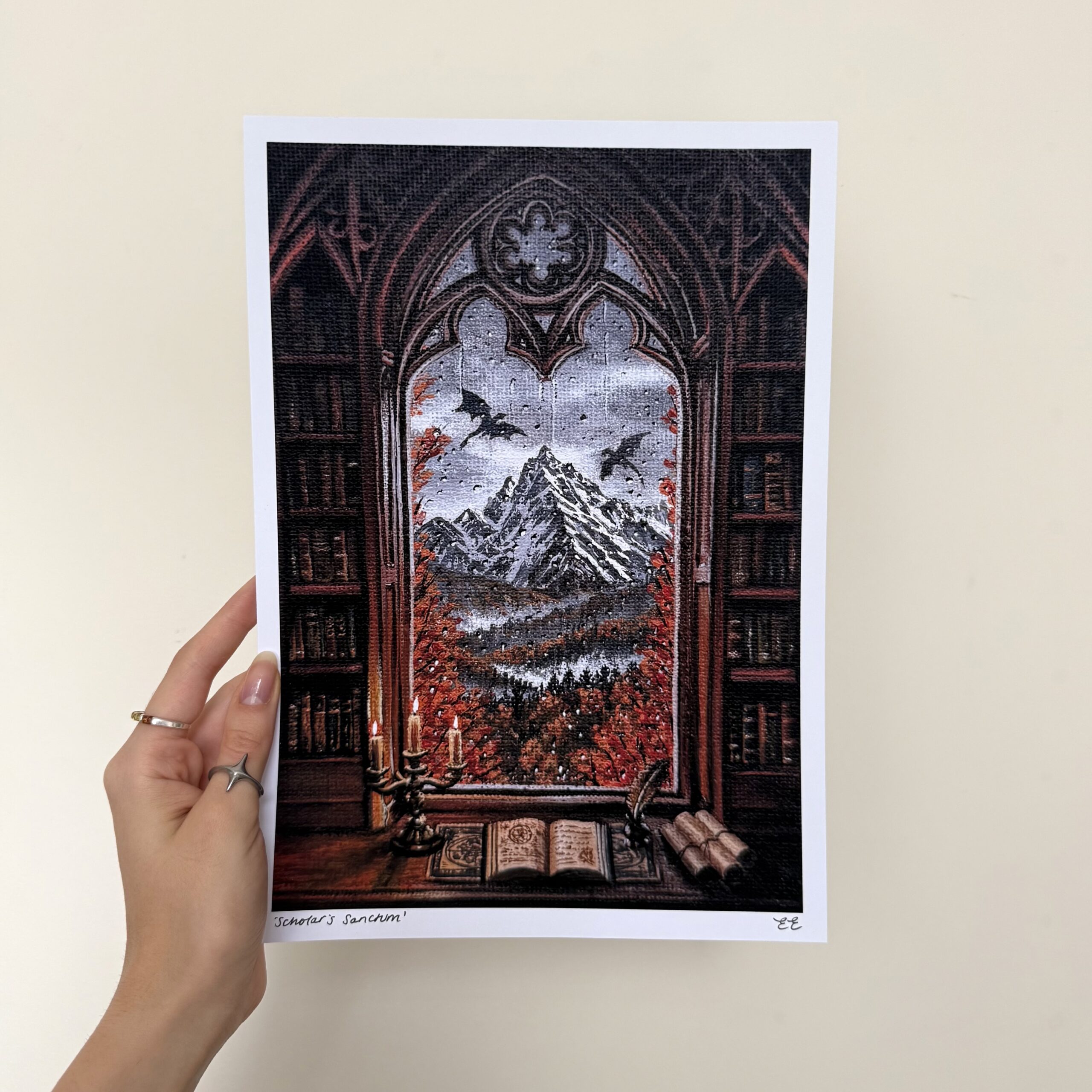 Scholar's Sanctum Print - Image 3