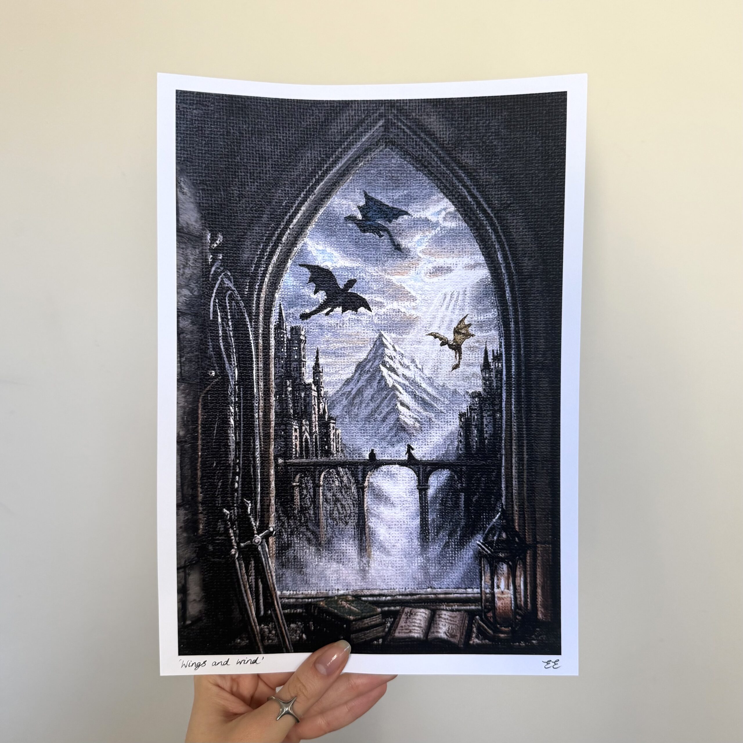 Wings and Wind Print - Image 3