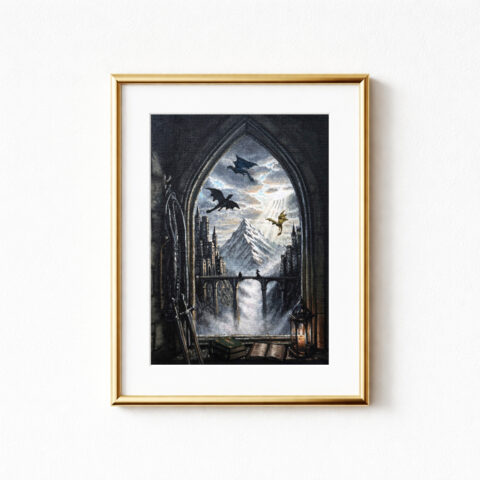 Wings and Wind Print
