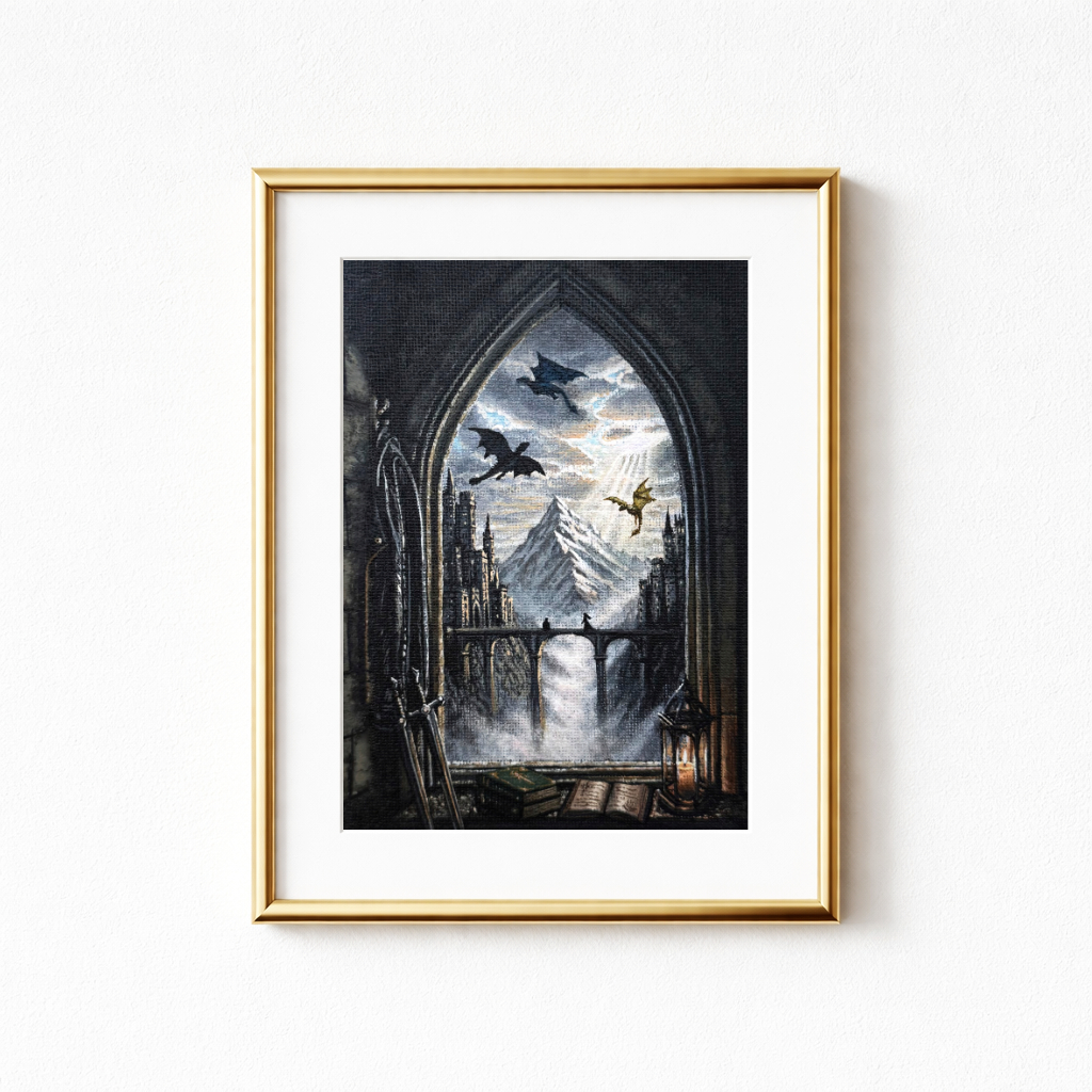 Wings and Wind Print
